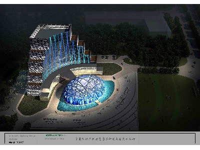 銀川紡織產(chǎn)業(yè)研發(fā)大樓亮化