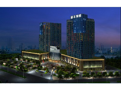 阜陽怡和城市廣場樓宇亮化